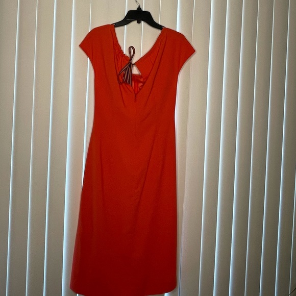 Orange Diane Von Furstenberg Dress - Picture 2 of 6